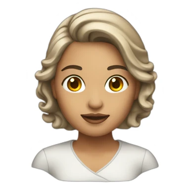 Mujer modelando  sticker