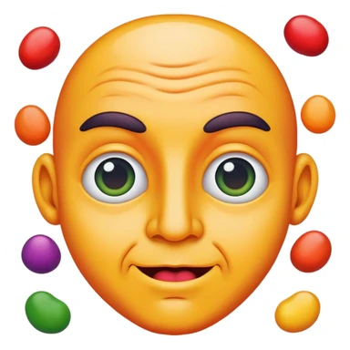 Italian Brainrot meme with colorful and exaggerated features sticker