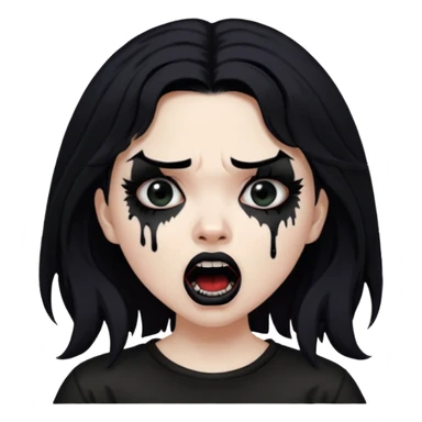 Mexican goth girl can’t sleep and yells about new suicideboy album
 sticker