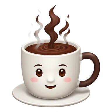Hot chocolate sticker