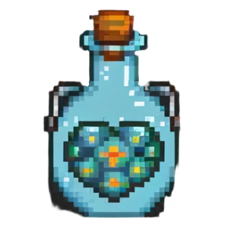 Magic potion bottle sticker