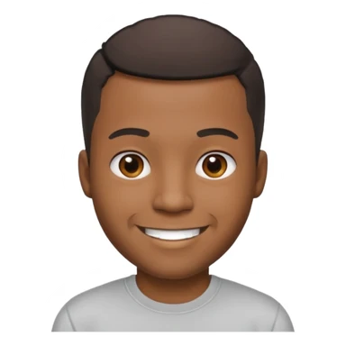 Skipping black man sticker