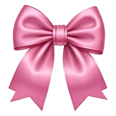 Aesthetic pink bow sticker