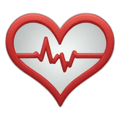 heartbeat sticker