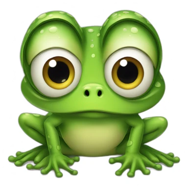 Mowgli frog sticker