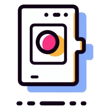 A toggle switch being flipped on, interactive button sticker