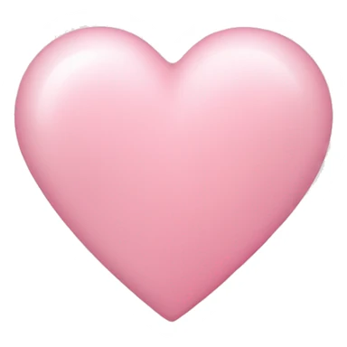 Light pink heart sticker