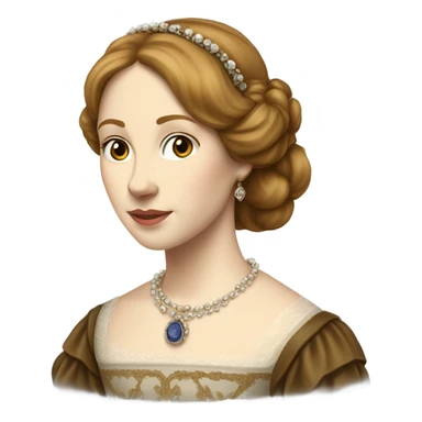 Catherine Howard detailed pretty sticker