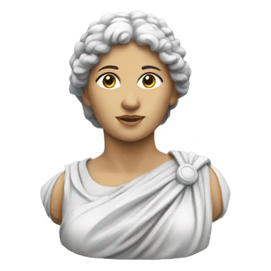 Roman statue of woman sticker