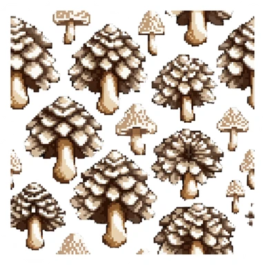 maitake mushroom cluster sticker