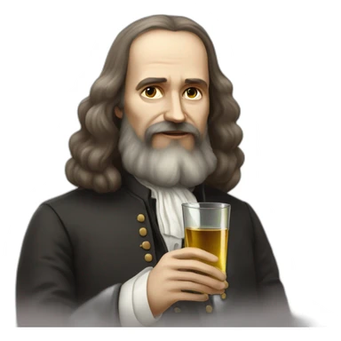 Mendeleev drinks vodka sticker