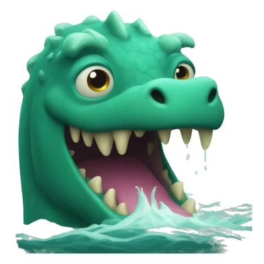 Monster of the lochness  sticker