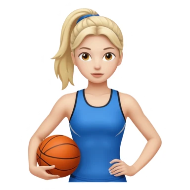 sporty girl sticker