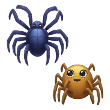 spider vs centipete sticker