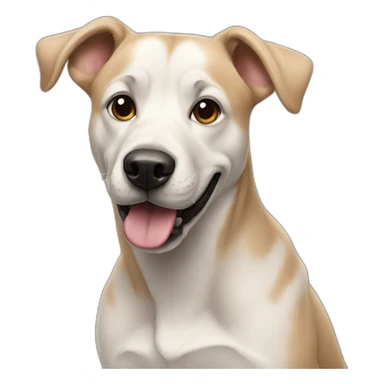 dog with special status sticker