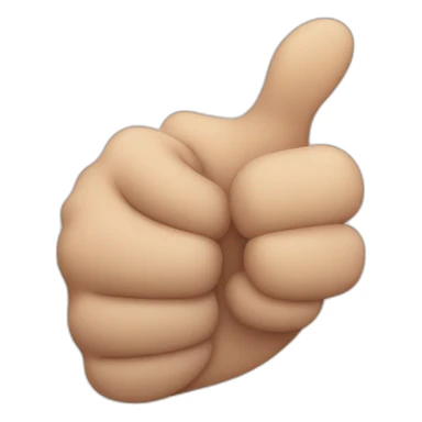 thumb up sad sticker