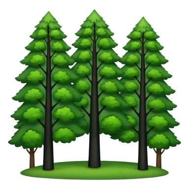 In our hometown, there’s plenty of trees sticker