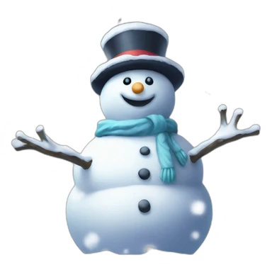 Snowman Statue Epic Mystery Legendary NewYear PokemonTheme Pokeball Snowfall Snowballs sticker