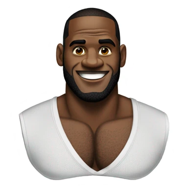 lebron james wearing a bra sticker
