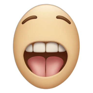 mouth closed finger touching jaw sticker