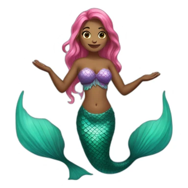 Full body mermaid sticker