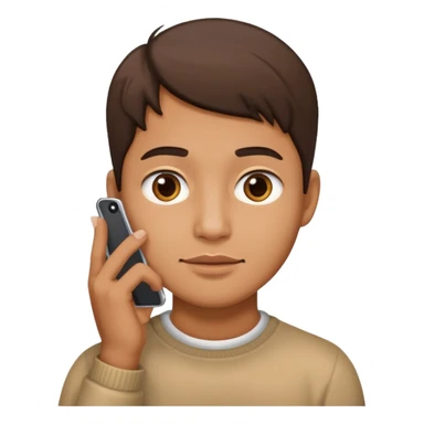 iphone under the chin sticker