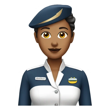 Stewardess  sticker
