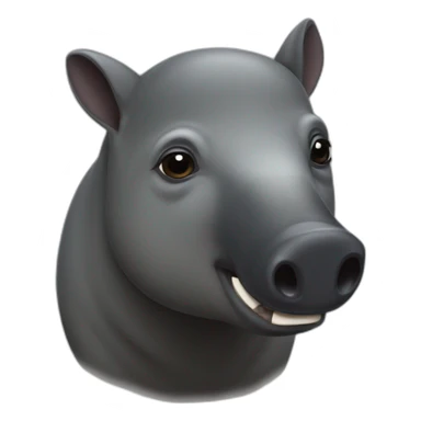 Malayan tapir sticker