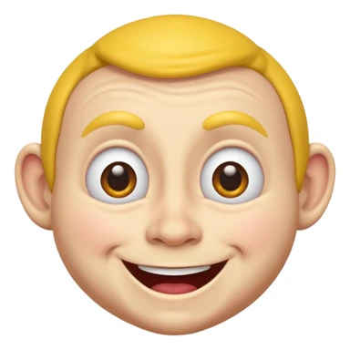 dopey emoji, dazed look, raised eyebrows sticker