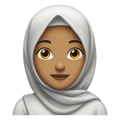 Muslim girl sticker