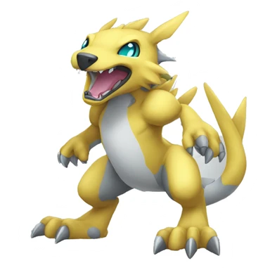 cute cool Digimon-Fakemon-animal full body sticker