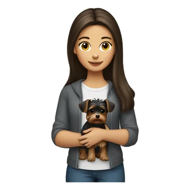 brunette girl with biver-york sticker