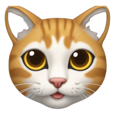 Gato enojado  sticker