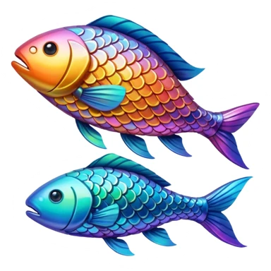 fish scales sticker