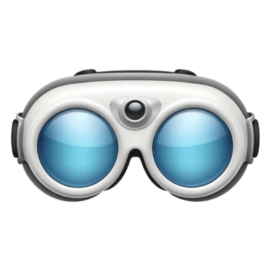 Apple futuristic vr headset vision pro goggles sticker
