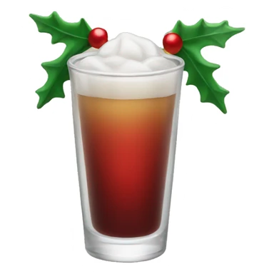 Christmas drinks  sticker