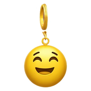 Big round single Jhumka sticker