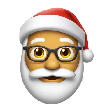 Party Santa claus sticker