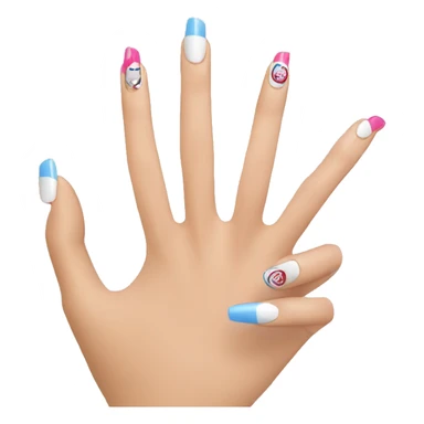 clippers for nails  sticker