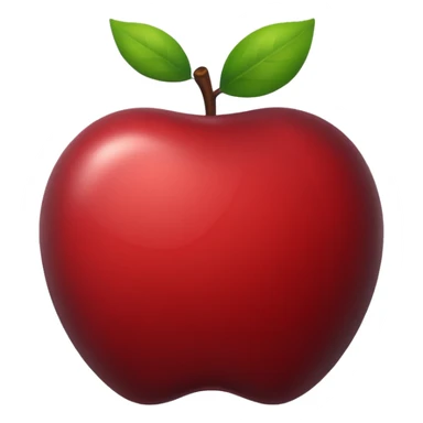 black apple sticker