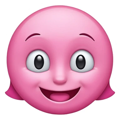 pretty pink emoji sticker