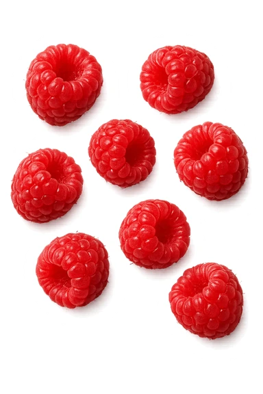 lamponi visti dall'alto sticker