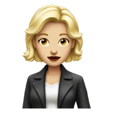 pretty blonde with red eyes smoking  sticker