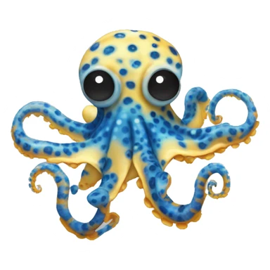 Blue-ringed octopus  sticker