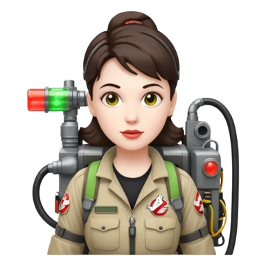 ghostbusters female sticker