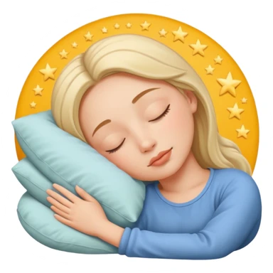 Emotionally deep, intuitive, sometimes escapist — but the best person to cry, create, and dream with. woman sleeping and dreaming  sticker