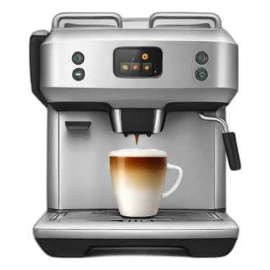 Coffee machine sticker