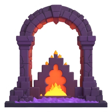 Minecraft Nether portal sticker