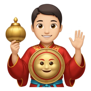 Chinese gong shou li sticker