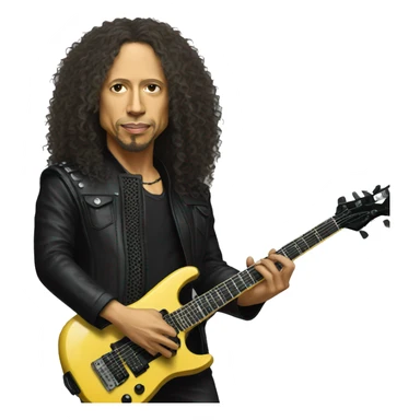 Kirk Hammett sticker
